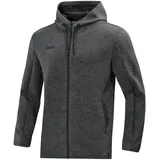 Jako Premium Basics Kapuzenjacke Herren 21 anthrazit meliert M