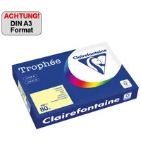 Clairefontaine Kopierpapier Trophée gelb DIN A3 80 g/qm 500