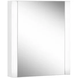 Schneider EASY LED-Lichtspiegelschrank, eine Tür wechselbarer Anschlag, 60x70x14cm, 175.060.01.0201, Ausführung: CH-Norm/Korpus weiss/3000K