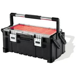 KETER Werkzeugkasten 22" CANTILEVER schwarz/rot