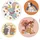 KOMAR Fenstersticker Better Together Bubbles 30 x 30 cm 2 Bogen