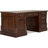 Woodkings Schreibtisch Cambridge Massivholz / Grün