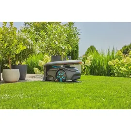 Gardena Mährobotergarage für SILENO pro/max/free grau/orange