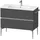 Duravit Sivida Waschtischunterbau, 2 Schubkästen, Griffleiste chrom, 1010x477x591mm, zu ME by Starck, SV4645010490000,