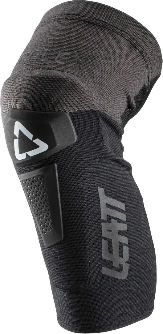 Leatt Airflex Hybrid Motocross Knieprotektoren, schwarz, Größe L für Männer