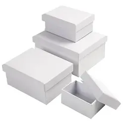 Creativ Company Geschenkboxen-Set weiß