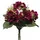 2474U Kunstblumenstrauß rot weiß, Künstliches Blumen-Bouquet 54 cm Rosalie - Rot/Weiß/Grün