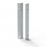 Schroff 19"-Winkel Typ F mit / ohne Grifflöcher für Textildichtung - 19\"WINKEL 6HE M.GR. 2STK