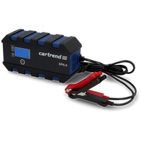CARTREND Mikroprozessor-Ladegerät für Auto Batterie DP 6.0, 6 Ampere für 6/12 V, 9-HF Ladestufen, Autostartfunktion, Komfortanschluss