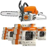 STIHL Benzin-Kettensäge Stihl MS 231 Motorsäge + 50 Profi C Sägeketten (35 cm) 3/8P1