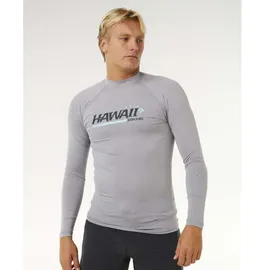 Rip Curl Rash Guard Hawaii Gritty Grau S
