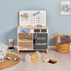 Musterkind Fagus, weiß/natur", beige (naturweiß), Rollenspielzeug, JungenB:66cm H:90cm T:42cm, Holz, B:66cm H:90cm T:42cm