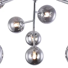 Maytoni Dallas 3 60 cm rund Chrom, Glas, Metall