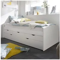 Betten-ABC Bubema Leno – Funktionsbett mit Schubladen und Bettkasten, 90x200 cm, weiß