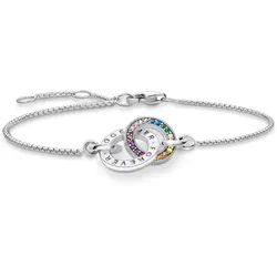 Thomas Sabo A1551-318-7-L19v Damenarmband Together Bunt