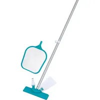 BESTWAY Poolpflege Basis-Set mit Venturi-Sauger & Kescher für Poolgrößen