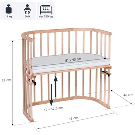 babybay Original Beistellbett natur unbehandelt