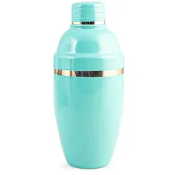 Emaillierter Edelstahl Shaker hellblau Farbe ml 500.