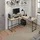 Tectake Eckschreibtisch Melrose Eiche / Braun