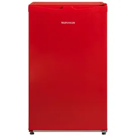 Telefunken CF-33-101-2 Kühlschrank (89 l, 821 mm hoch, Rot)