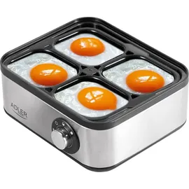 Adler AD 4486 8 Eier + Messbecher Schwarz