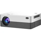 Tragbarer Heimkino-Projektor, Mini-WLAN, BT, 5G, Smart-Projektor, 1280 x 720P, unterstuetzt 4K-Videodekodierung, KI-Sprachsteuerung, kleiner TV-Tel...