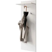 byLIVING Garderobenpaneel Jakob 48 x 140 x 28 cm Weiß