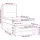 vidaXL Boxspringbett 100 x 200 cm Hellgrau