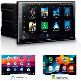 Zenec Z-N976 2-Din Autoradio, Multimediasystem mit 9“/22,9 cm Touchscreen, Mediencenter mit DAB+ BT USB,