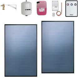 Vaillant Solarthermie-Paket 9.601/6 - 2 Kollektoren VFK 145 V zur solaren Nachrüstung - 5,02 m2 - 0010042376