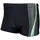 Aquarti Badehose Jungen Schwimmhose Schwarz/Grün 164