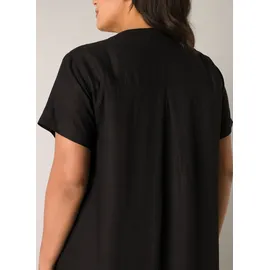 Base Level Curvy Tunikakleid Sommerkleid Schwarz 48