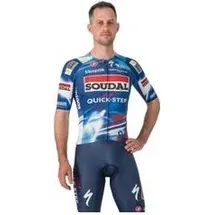 Castelli soudal Quick-Step 2025 kurzarmtrikot - L