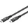 goobay USB-C 1 m Schwarz