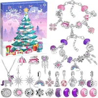 Adventskalender 2025 Kinder Mädchen, Weihnachtskalender Schmuck, DIY Bastelset für Mädchen, 24 Füllung Adventskalender Schmuck Weihnachten Gesc...