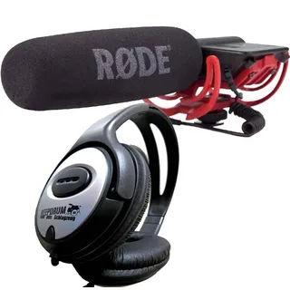 Rode Videomic Rycote Bundle (Rode Videomic + keepdrum Stereo Kopfhörer)