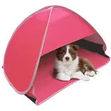 LuxusKollektion Strandmuschel Pop-Up-Strand-Sonnenzelt Mini Anti-UV Sonnenschutz Camping Picknick rosa