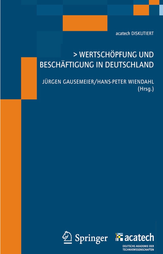 Acatech Diskutiert / Wertschöpfung Und Beschäftigung In Deutschland  Kartoniert (TB)
