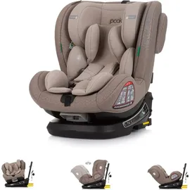 Chipolino Kindersitz Peak i-Size (40 - 150 cm) Isofix, SPS, drehbar, verstellbar beige