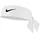 Nike Dri-fit Head Tie 4.0 Stirnband, weiß - schwarz, 1 SIZE EU