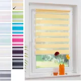 LIEDECO Doppelrollo 45 x 160 cm gelb