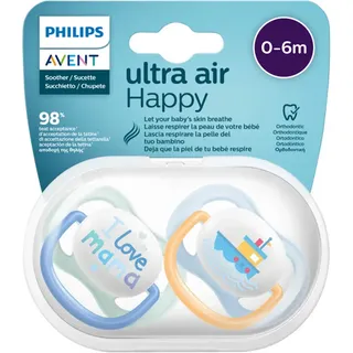 Philips Avent Ultra Air Pacifier 2-pack assorted colors