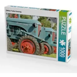 CALVENDO Puzzle Oldtimer Traktor Hanomag 1000 Teile Lege-Größe 64 x 48 cm Foto-Puzzle Bild von Diane Jordan