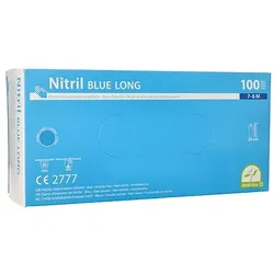 1000 Medi-Inn® PS Handschuhe Nitril puderfrei Long blau Größe M