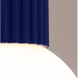 Sollux Lighting Plafond HALO 1xG9 Aluminium/Glas 21x12x12cm blau