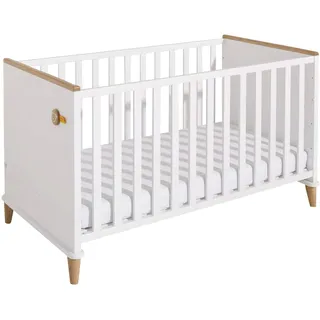 Paidi Babybett Lotte & Fynn 70 x 140 cm Dekor Weiß