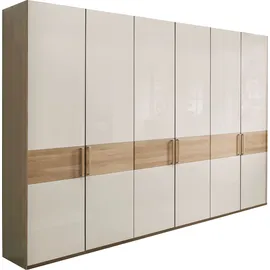 Wiemann Kleiderschrank Kiruna 300 x 217 cm Eiche teilmassiv beige champagner