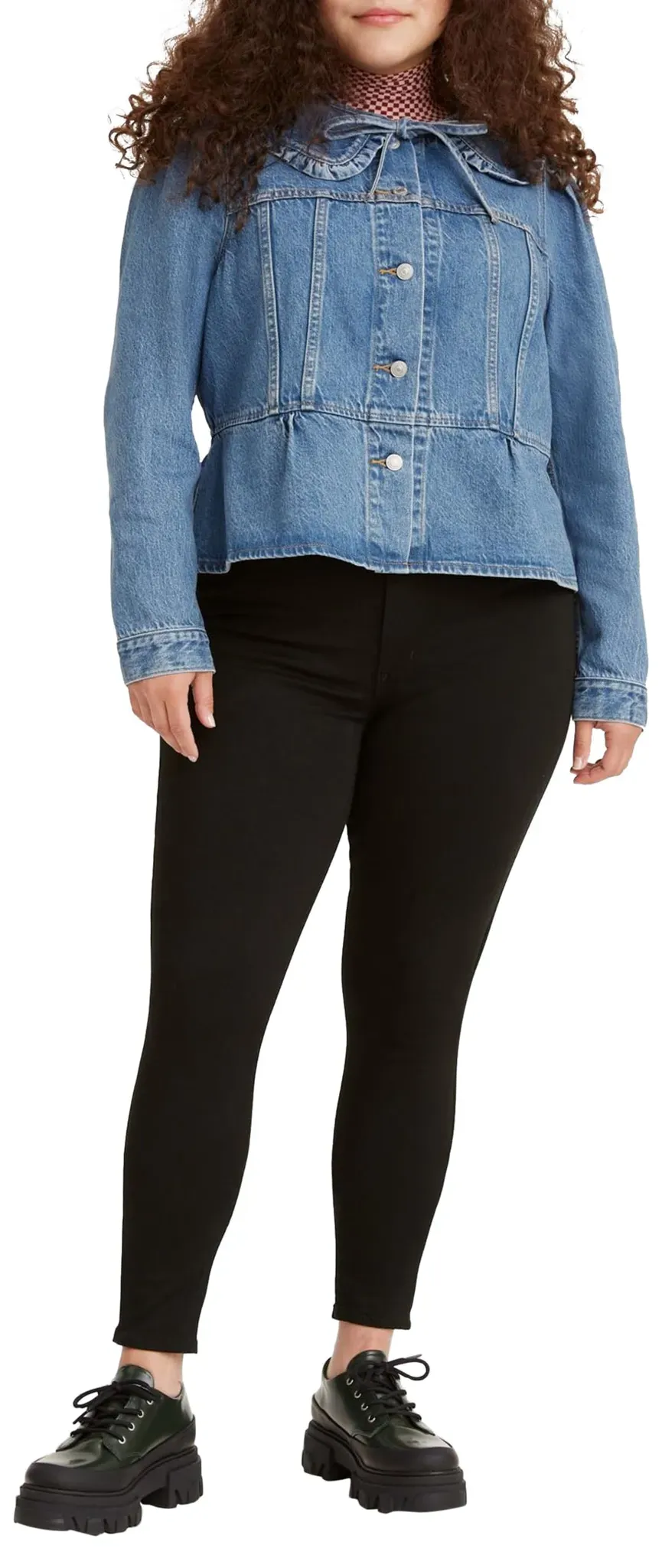 Levi's Damen Mile High Super Skinny Jeans, Black Celestial, 24W / 30L