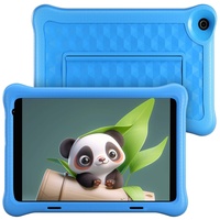 Yicty 8 Zoll Kinder Tablet Android 12 Quad-Core 2 GB RAM HD 1280 x 800 IPS-Bildschirm Dual-Kamera 4000 mAh mit Schutzhülle (Blau)