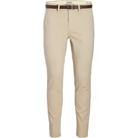 JACK & JONES JPSTMARCO ADAM BELTED CHINO Slim Fit Beige 30 34